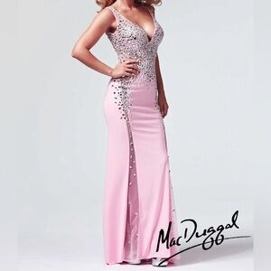 MAC DUGGAL SZ-4 10006M LIGHT PINK PROM/FORMAL/PAGENT